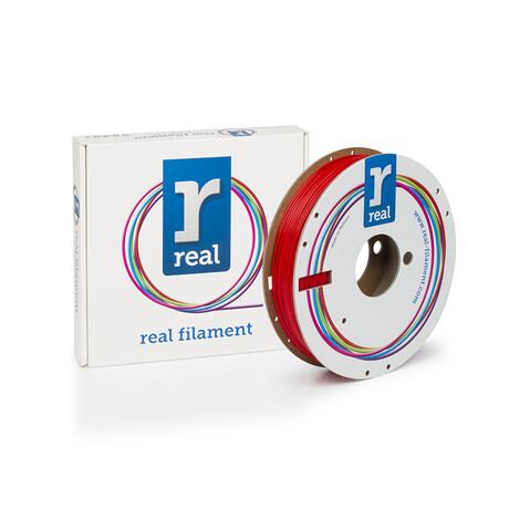 Real Petg 3d Printer Filament - red - Spool of 0.5kg - 1.75mm (Realpetgsred500mm175)