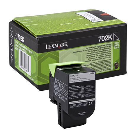Lexmark Cs310/410/510 blk Toner Crtr sc (702k) Return 1k (70c20k0) (Lex70c20k0)