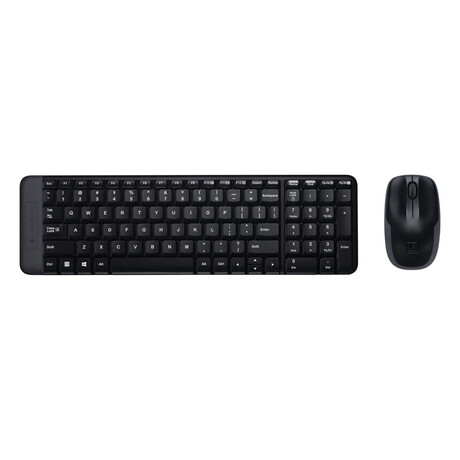 Logitech Mk220 Desktop Combo us (Black, Wireless) (Logmk220us)