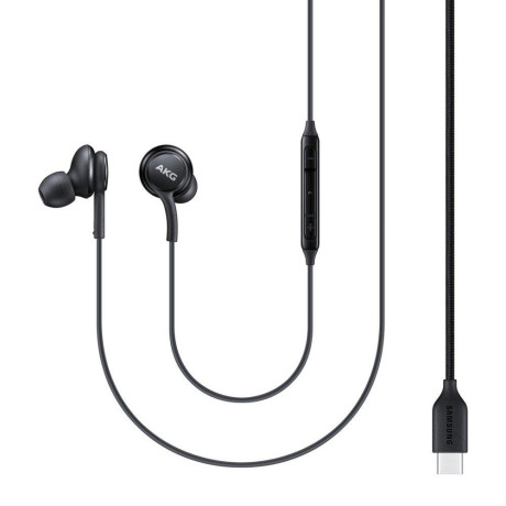 Samsung eo-Ic100 in-ear Handsfree με Βύσμα usb-c Μαύρο (Ic100bbegeu) (Samic100bbegeu)