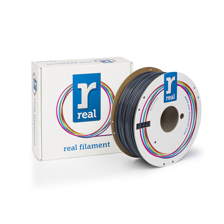 Real pla 3d Printer Filament - Gray - Spool of 1kg - 2.85mm (Realplagray1000mm3)