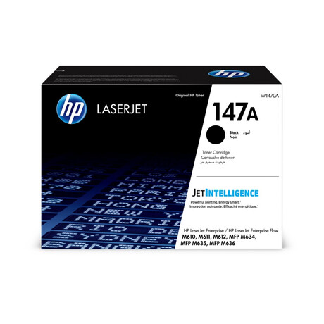 Hp 147a Black Laserjet Toner Cartridge (10.5k) (W1470a) (Hpw1470a)