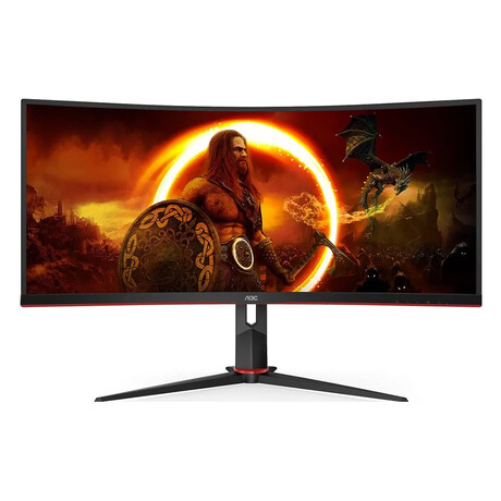Aoc Cu34g2xe/bk Uwqhd Curved Gaming Monitor 34'' With Speakers (Aoccu34g2xebk)