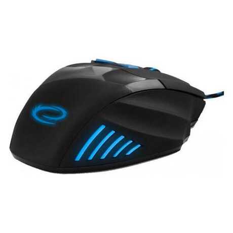 Ενσύρματο Οπτικό Ποντίκι Gaming με 7 Πλήκτρα usb 2400 dpi Mx201 Wolf Χρώματος Μαύρο - Μπλε Esperanza Egm201b