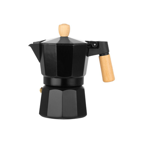 Estia Μπρικι Espresso 300ml με Σωμα Αλουμινιου Μαυρο