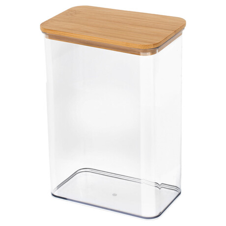 Estia Δοχειο Αποθηκευσης Πλαστικο 2500ml με Καπακι Bamboo