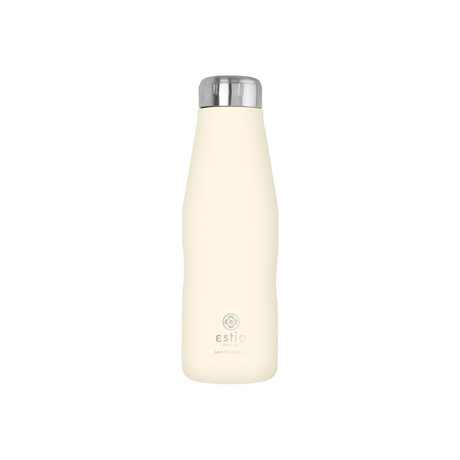 Estia Θερμος Travel Flask Save the Aegean 500ml Lily White
