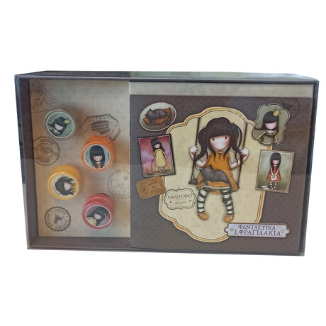 Santoro Gorjuss - Βιβλίο & Σφραγιδάκια 2 - Φανταστικά Σφραγιδάκια