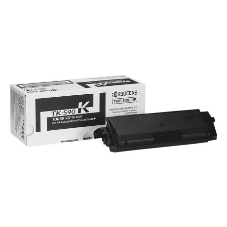 Kyocera fs-C2026/ecosys P6026cdn/m6026cdn/m6526cdn/m6026cidn/m6526cidn/ Black Toner (7.2k) (tk-590k) (Kyotk590bk)