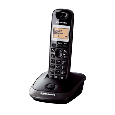 Ασύρματο Τηλέφωνο Panasonic kx-Tg2511grt Titanium Black (kx-Tg2511grt) (Pankxtg2511b)