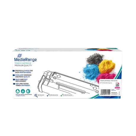 Toner Mediarange Συμβατό για Εκτυπωτές hp (Magenta) (Cf413x/410x) (Mrhptcf413x)