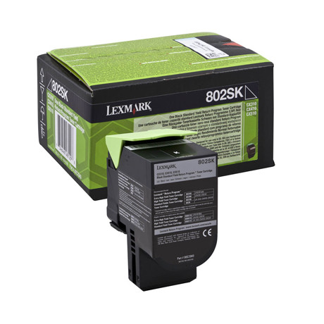 Toner Lexmark 80c2sk0 Black (80c2sk0) (Lex80c2sk0)