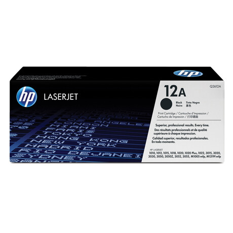 Hp Laserjet 1010 Ultraprecice crg Black Toner (Q2612a) (Hpq2612a)