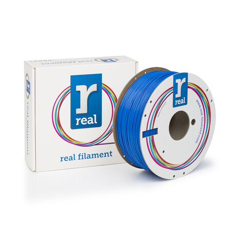 Real abs 3d Printer Filament - Blue - Spool of 1kg - 1.75mm (Realabsblue1000mm175)