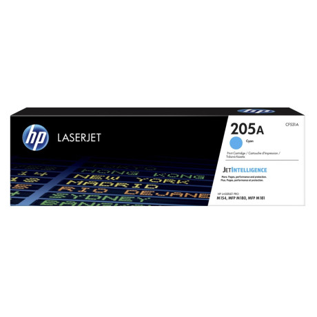 Hp 205a Laserjet Cyan Toner (900k) (Cf531a) (Hpcf531a)