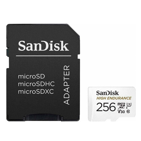 Sandisk® High Endurance Microsd 256gb Card (Sdsqqnr-256g-Gn6ia) (Sansdsqqnr-256g-Gn6ia)