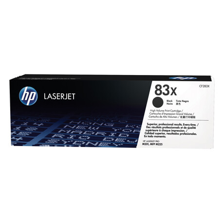 Hp Toner 83x lj pro M201/mfp M225 hc Black (2.2k) (Cf283x) (Hpcf283x)
