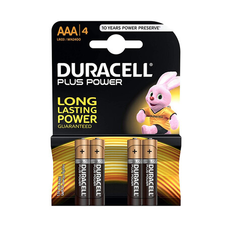 Duracell Αλκαλικές Μπαταρίες aaa 1.5v 4τμχ (Daaalr03mn24004) (Durdaaalr03mn24004)