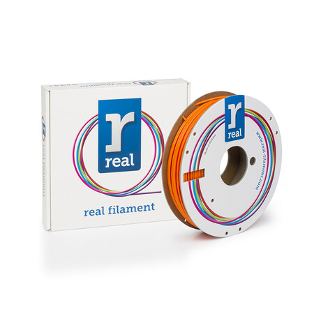 Real pla 3d Printer Filament - Orange - Spool of 0.5kg – 2.85mm (Realplaorange500mm3)