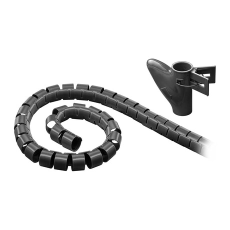 Mediarange Cable Bundle Tube  20mm 2.5m Black (Mrcs301)