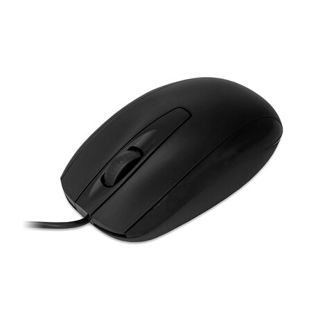 Mediarange Optical Mouse Corded 3-Button (Black, Wired) (Mros211)