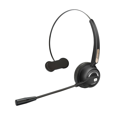 Mediarange Wireless Mono Headset With Microphone, 180mah Battery, Black (Mros305)