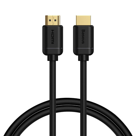 Baseus 2x Hdmi 2.0 4k 60hz Cable hdr 18gbps 1m Black (Cakgq-A01) (Bascakgq-A01)