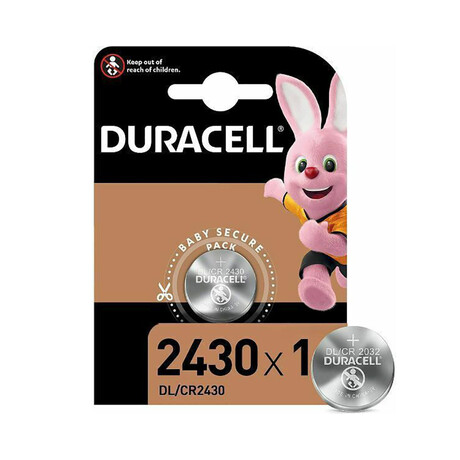 Duracell Electronics Μπαταρία Λιθίου Ρολογιών Cr2430 3v 1τμχ (Decr2430)(durdecr2430)