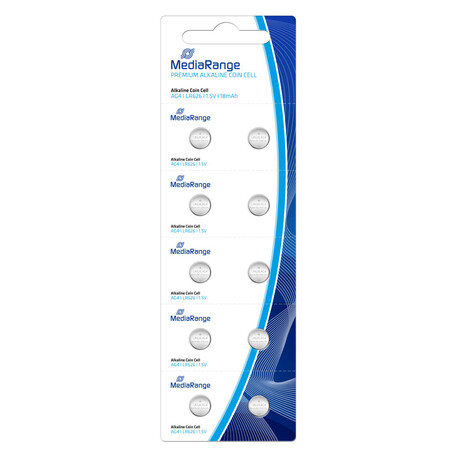 Αλκαλική Μπαταρία Mediarange Premium Coin Cells ag4 1.5v (Lr626) (10 Pack) (Mrbat111)