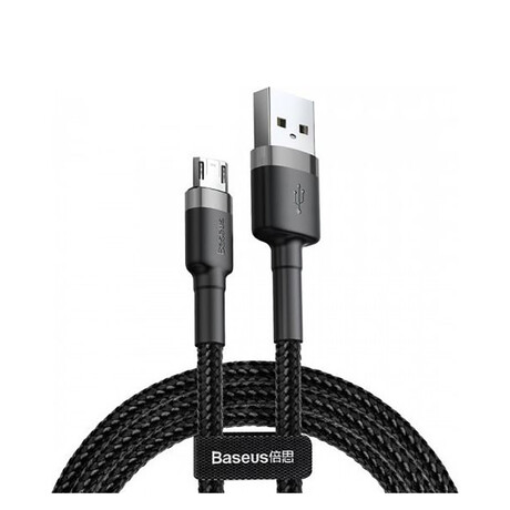 Baseus Cafule Braided usb 2.0 to Micro usb Cable Γκρι 2m (Camklf-Cg1) (Bascamklfcg1)