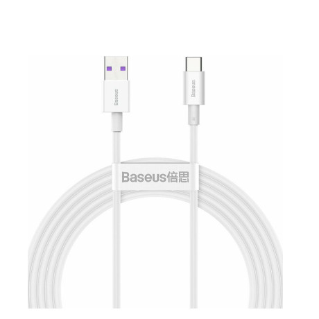 Baseus Superior usb 2.0 Cable usb-c Male - usb-a Male Λευκό 2m (Catys-A02) (Bascatysa02)