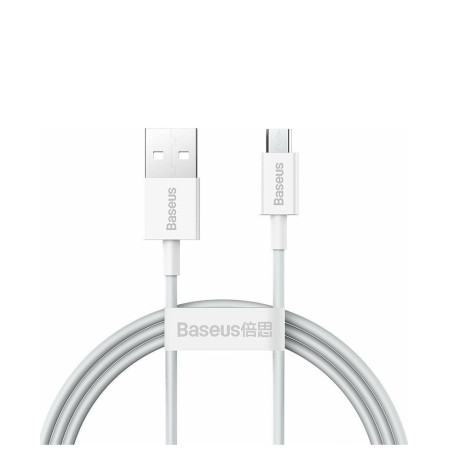 Baseus Superior Series Regular usb 2.0 to Micro usb Cable Λευκό 1m (Camys-02) (Bascamys02)