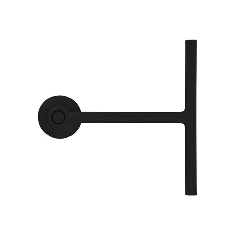 Estia Υαλοκαθαριστηρας Μπανιου με Βεντουζα Μαυρος