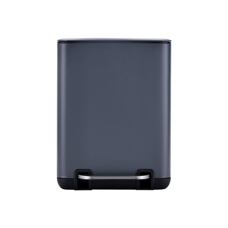 Estia Χαρτοδοχειο Μπανιου Cubic Soft Close 6lt Γκρι