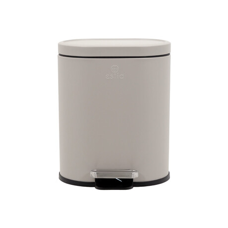 Estia Χαρτοδοχειο Μπανιου Ovoid Soft Close 6lt Taupe