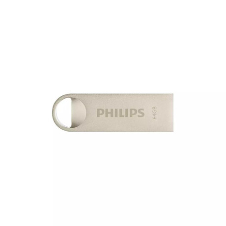 Philips Moon 64gb usb 2.0 Stick Ασημί (Fm64fd160b/00) (Phifm64fd160b-00)