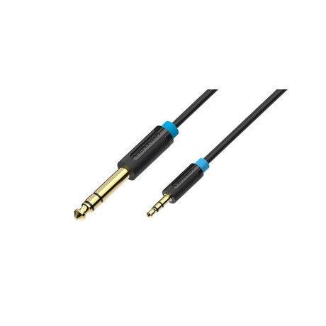 Vention 3.5mm Male to 6.5mm Male Audio Cable 1.5m Black (Babbg) (Venbabbg)