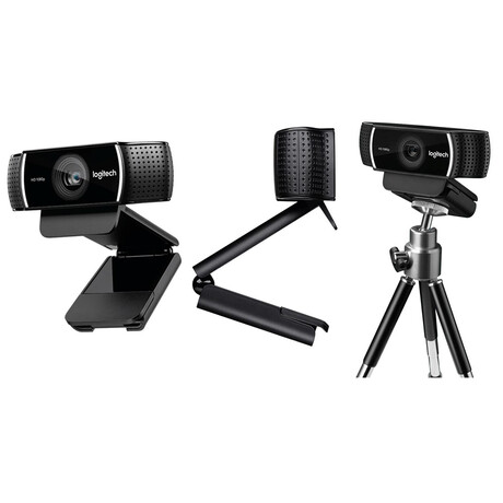 Logitech C922 Webcam pro Stream (Black, hd) (Logc922)
