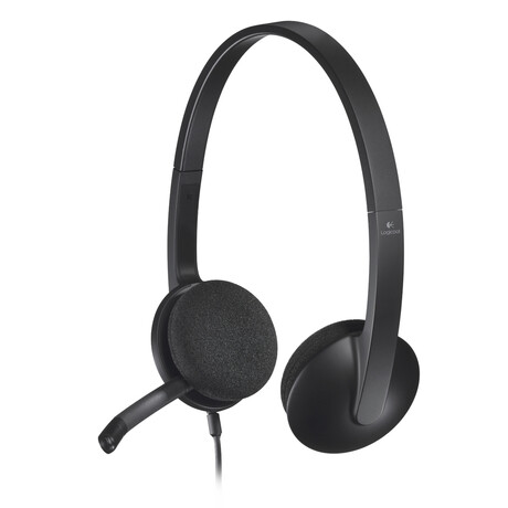 Logitech H340 usb Headset (Black, Wired) (Logh340)