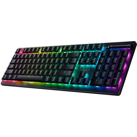 Razer DEATHSTALKER V2 PRO - Clicky Purple - RGB Wireless Keyboard - Low-Profile Optical - 40 Hr Batt