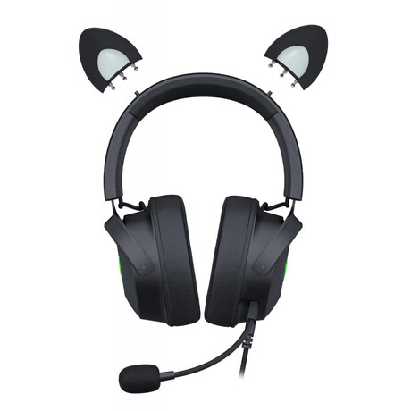 Razer KRAKEN KITTY V2 PRO - Black - RGB - USB 7.1 Gaming Headset - Kitty, Bear, Bunny Ears