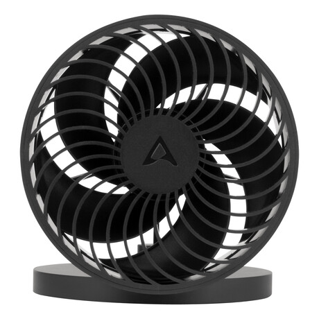 Arctic Summair Plus - Foldable Table Fan with Integrated Battery, Black