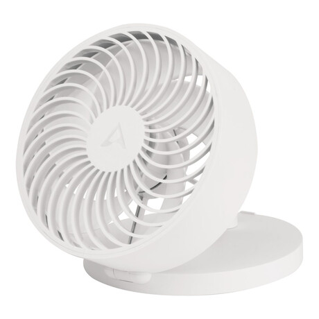 Arctic Summair Plus - Foldable Table Fan with Integrated Battery, White