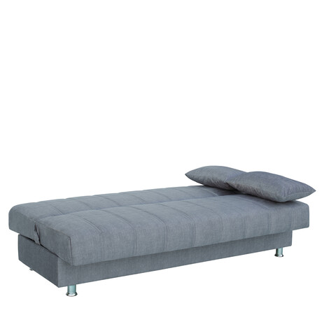 Καναπές Κρεβάτι Τριθέσιος ArteLibre LAURA II Γκρι 190x75x80cm