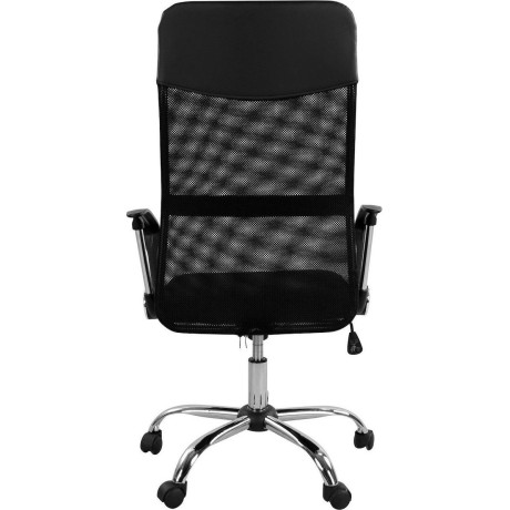 Καρέκλα Γραφείου ArteLibre AΓNΩ Μαύρο PVC 58x60x105-115cm