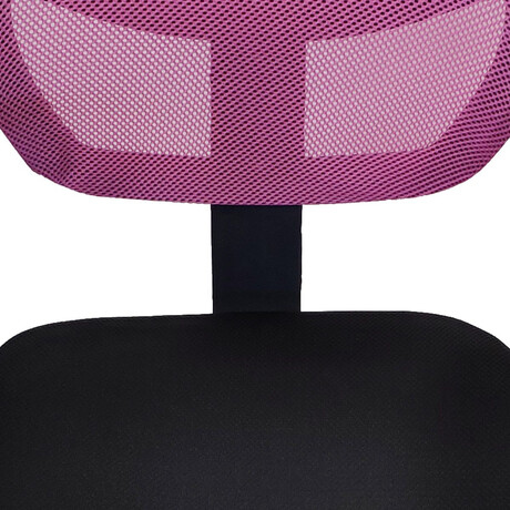 Καρέκλα Γραφείου ArteLibre ΑΥΡΑ Ροζ/Μαύρο Mesh 51x50x79-91cm