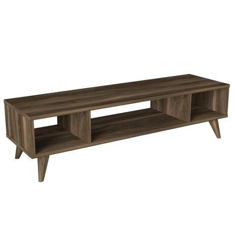 Έπιπλο Τηλεόρασης ArteLibre Samos Σκούρο Καφέ 120x35x40cm