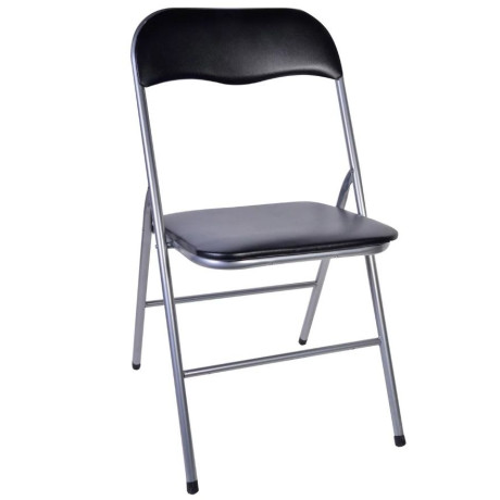 Kαρέκλα πτυσσόμενη ArteLibre Regale Μαύρο 44x48x82cm