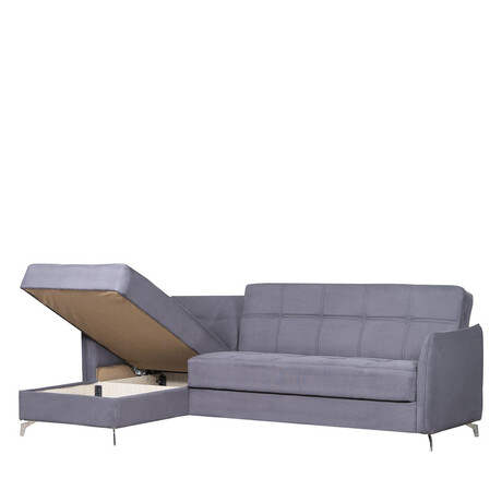 Καναπές Γωνιακός ArteLibre JOAQUIN Γκρι 272x150x90cm