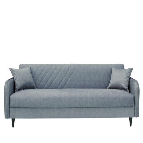 Καναπές Κρεβάτι Τριθέσιος ArteLibre LUKAS Ανοιχτό Γκρι 210x85x84cm